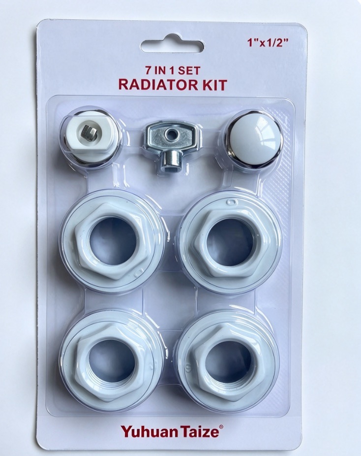 F012Z 7-in-1 Radiator Kit with Zinc or Aluminium Key from Taize radiator parts factory