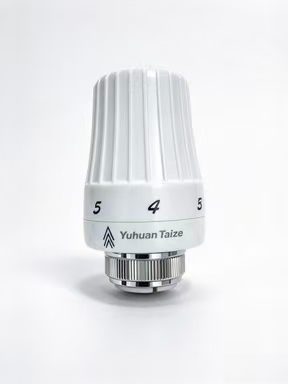 F452 TRV Sensor Head, Ribbed White Dial from Taize radiator parts factory